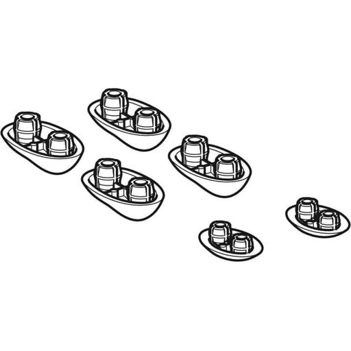 Geberit Vertriebs - Set Puffer für WC-Sitz und WC-Deckel f. Geberit AquaClean 8000/8000 plus