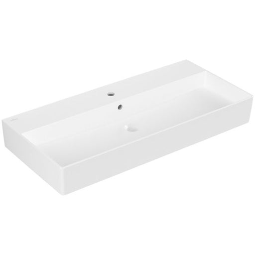 VILLEROY & BOCH - WT Memento 2.0 1000x470mm re-eckig 1HL. m. ÜL. geschl. Stone White cplus