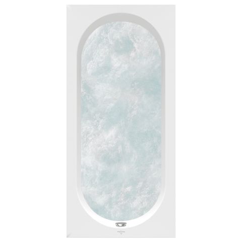 VILLEROY & BOCH - Badewanne Oberon 1800x800x495mm re-eckig m. Sys CE TP2 MT Weiß Alpin