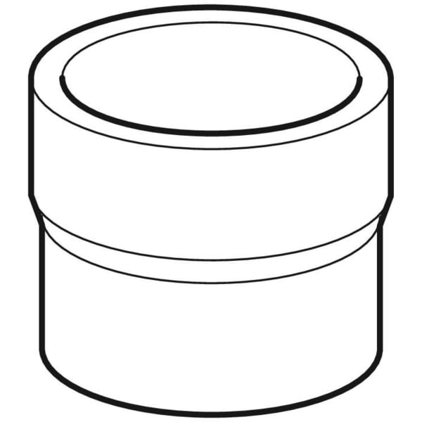 Geberit Vertriebs - PE Übergangsstutzen d110/132 PE/Steinzeugmuffe 359.226.16.1