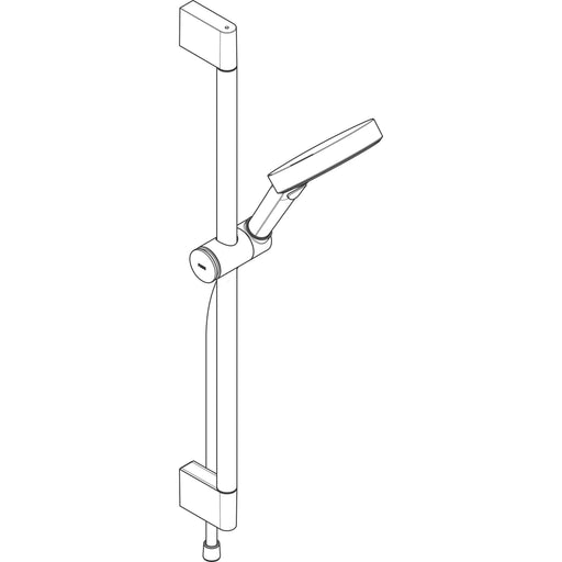 Hansgrohe - Brauseset Rainfinity 130 3j EcoSmart Unica S Puro 650mm Push Schieber MSW