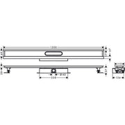 Hansgrohe - Komplettset uBox universal für flache Installat.1200mm für DR FS