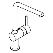 Grohe - Einhand-Spültischbatterie MINTA 31375 L-Auslauf cool sunrise gebürstet