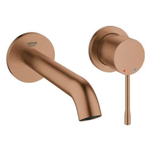 Grohe - 2-Loch-WT-Wandbatterie ESSENCE 29192_1 FMS Ausl. 183mm warm sunset geb