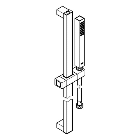 Grohe - Brausegarnitur Euphoria Cube 27700 900mm chrom