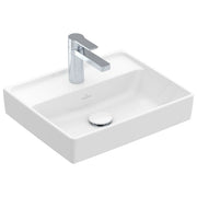 VILLEROY & BOCH - Handwaschbecken COLLARO 433446 450x370mm Eckig Weiß Alpin CeramicPlus