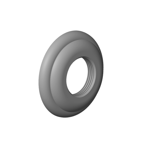 Dornbracht - Rosette Ersatzteile 092735001 D. 55 x 10 mm platin
