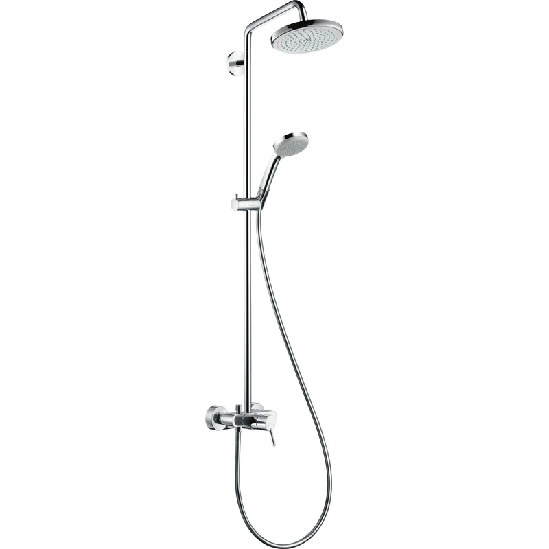 Hansgrohe - Showerpipe CROMA 220 für Dusche chrom mit Brausenmischer