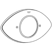 Grohe - Rosette 47206 für Grohtherm XL DN32 Unterputz-Montage chrom