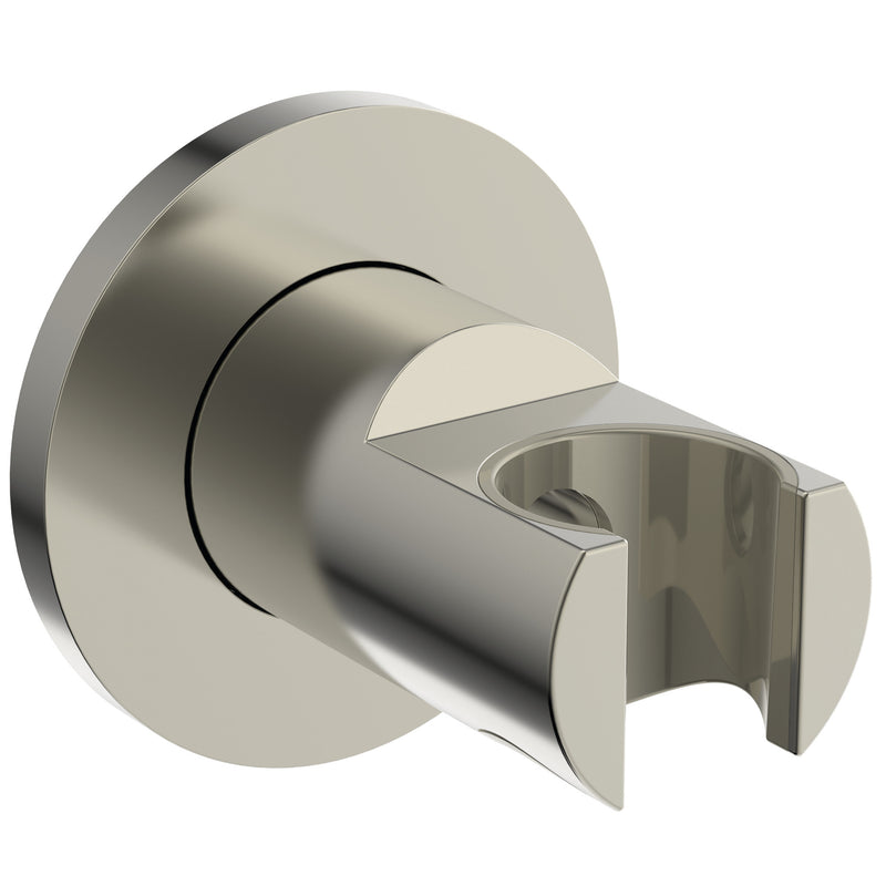 Ideal Standard - Wandhalter IDEALRAIN, runde Rosette, f.Handbrause, Silver Storm