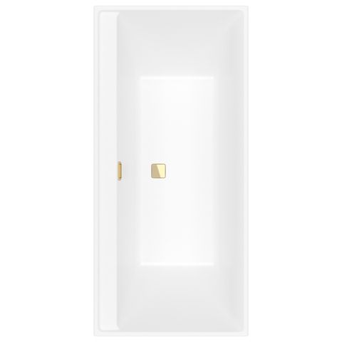 VILLEROY & BOCH - Badewanne Collaro 2J 1600x750x470mm Duo Rechteck Stone White