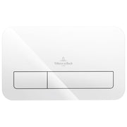 VILLEROY & BOCH - Betätigungsplatte A18 269x161mm Typ 922400RE aus Sicherheitsglas weiß
