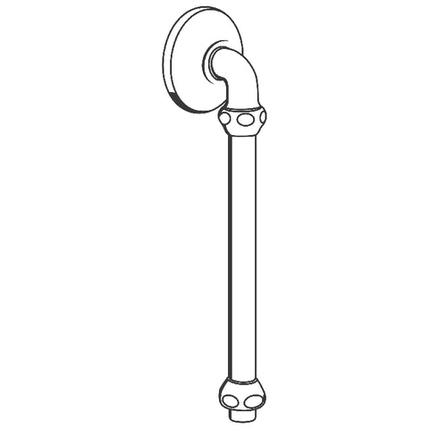 Grohe - Abgangsbogen 12011 m.Quetschverschraubungen 1/2x3/4 chrom