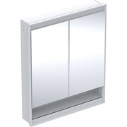 Geberit Vertriebs - ONE Spiegelschrank mit Ni/Comf.Light 2 Türen, UP-Mont., 75x90x15cm, weiß