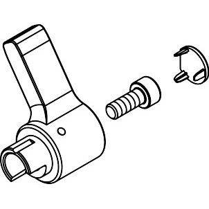 Hansgrohe - Umstellhebel chrom