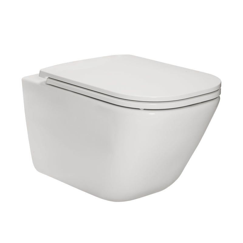 LAUFEN - SQARE, Wand-Tiefspül-WC spülrandlos, 350x540x400 mm, weiß