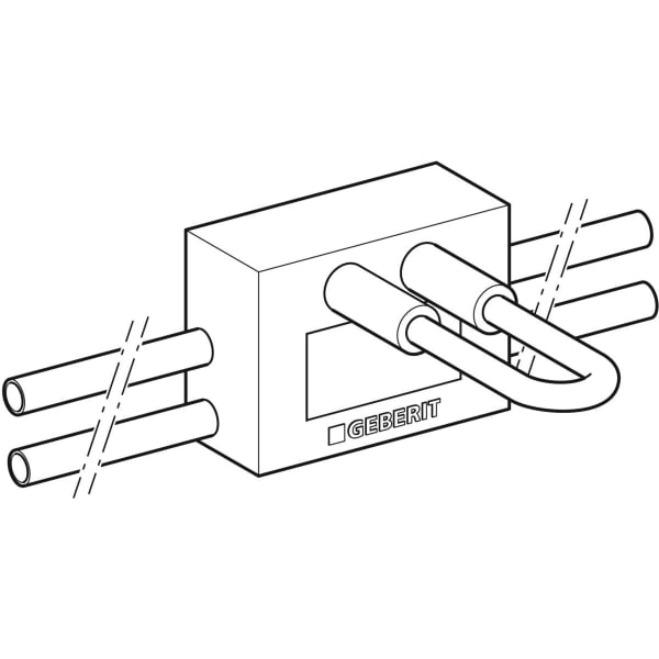 Geberit Vertriebs - Anschlussbox Typ T d20-d16-d20