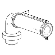 Grohe - WC-Ablaufbogen 39454 horizontal und vertikal 60 - 105mm