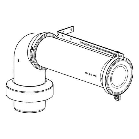 Grohe - WC-Ablaufbogen 39454 horizontal und vertikal 60 - 105mm