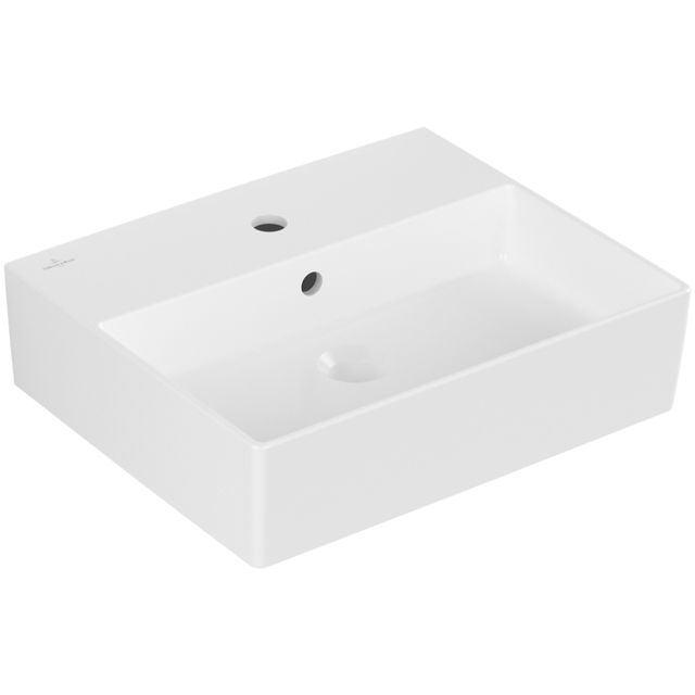 VILLEROY & BOCH - WT Memento 2.0 500x420mm re-eckig 1HL. m. ÜL. geschl. Stone White cplus