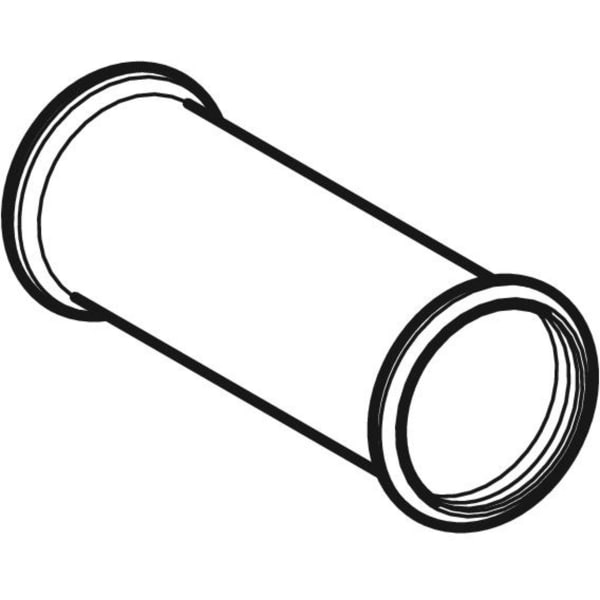 Geberit - C-Stahl Schiebemuffe 54mm verz. # 22108