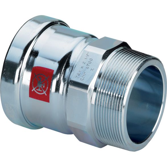 Viega - Übergangsstück PRESTABO XL 1111XL 64,0mm x 21/2 Stahl verzinkt