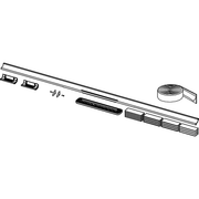 TECE SE - TECEdrainway Duschprofil mit farbiger Oberfläche, Messing gebürstet, 1100mm