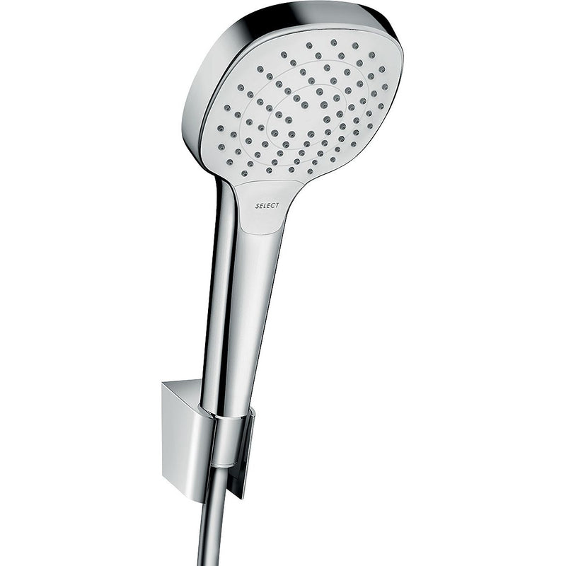 Hansgrohe - Brausenset CROMA Select E Vario/ Porter weiß/chrom Brauseschlauch 1600mm