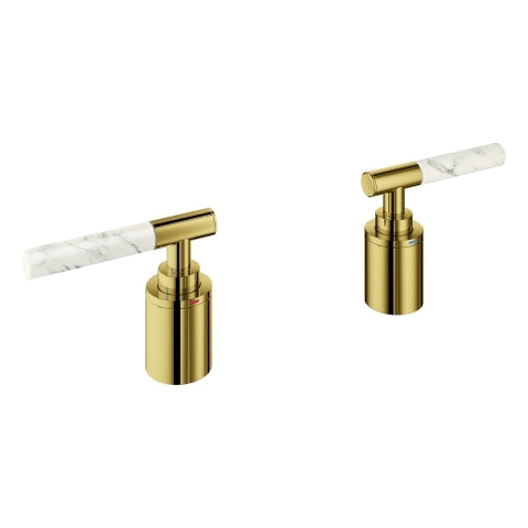 Grohe - Hebelgriffe Atrio Private C. 48464 White Attica Caesarstone cool sunrise