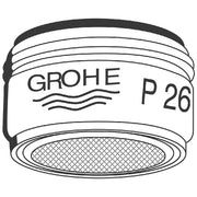 Grohe - Laminar Strahlregler 13960 9l/min bei 3,5 bar M24x1 chrom