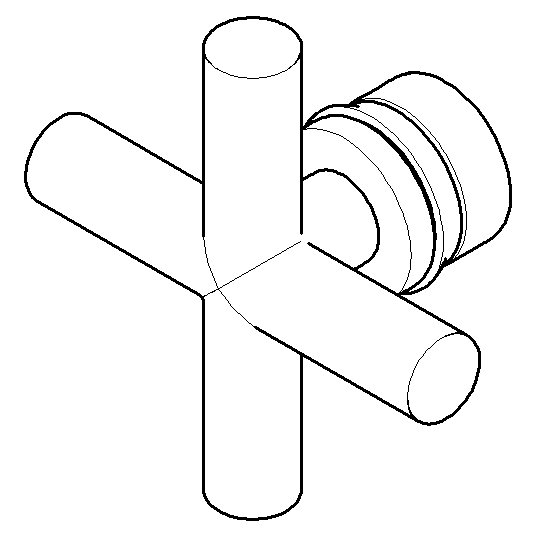 Dornbracht - Griff Ersatzteile 04208901000 70 x 70 x 43 mm Cyprum