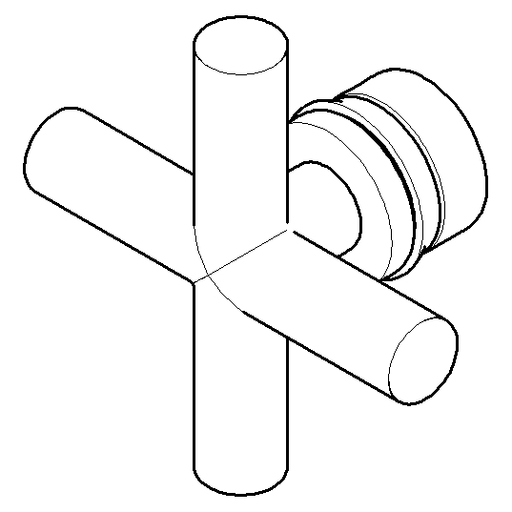 Dornbracht - Griff Ersatzteile 04208901000 70 x 70 x 43 mm Cyprum