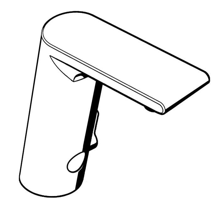 Hansgrohe - Elektronik Waschtischmischer METRIS 31100 chrom Batteriebetrieb m.Mischung