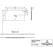 VILLEROY & BOCH - Spiegel More to See Square A47514 1400x700x27mm mit Beleuchtung