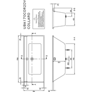 VILLEROY & BOCH - Badewanne Collaro 1700x750x620mm re-eckig m. System AE TP1 Stone White