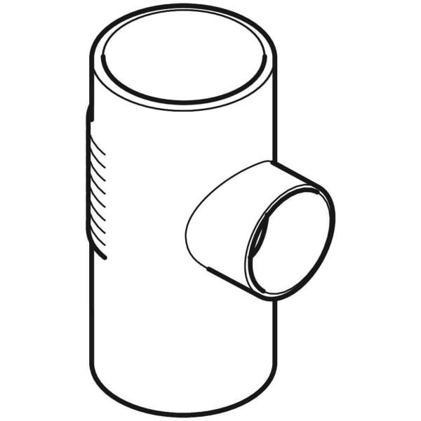 Geberit Vertriebs - Silent-db20 Abzweig 88,5Gr d75/75 307.078.14.1