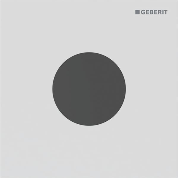 Geberit Vertriebs - Typ 40 UR-Strg. m. elektron. Sp-Ausl. Netz.-Betr., Round, weißmatt/Etc