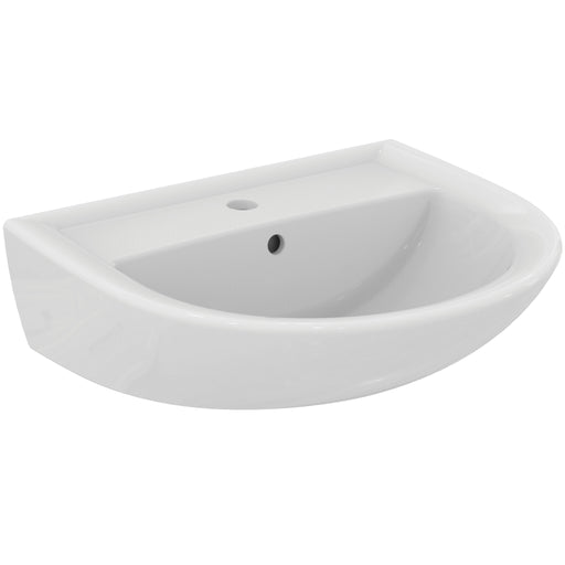 Ideal Standard - Waschtisch EUROVIT, 1 Hl., m.Ül., 550x460x175mm, Weiß