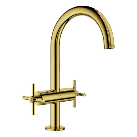 Grohe - WT-Einlochbatterie Atrio 21144 DN15 L-Size Kreuz-Griff cool sunrise