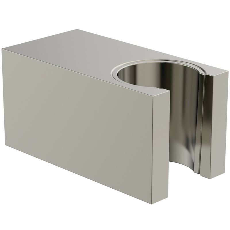 Ideal Standard - Wandhalter IDEALRAIN, eckige Rosette, f.Handbrause, Silver Storm
