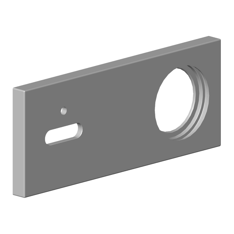 Dornbracht - Rosette Ersatzteile 091101187 150x60x9mm platin gebürstet