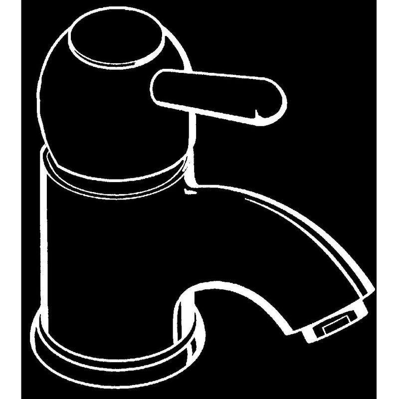Hansgrohe - Waschtisch EHM AXOR CARLTON 17010090 chrom/gold