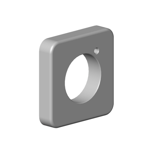 Dornbracht - Rosette Ersatzteile 092771010 64 x 12 x 64 mm schwarz matt