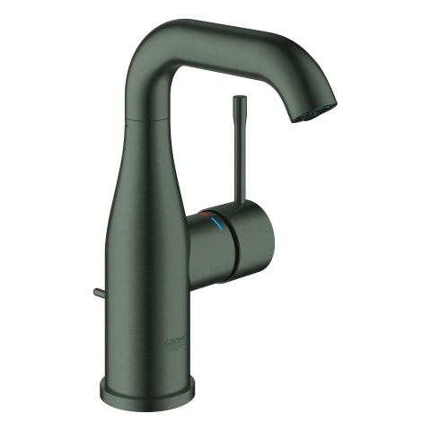 Grohe - EH-WT-Batterie ESSENCE 24173_1 M-Size U-Auslauf hard graphite gebürstet
