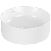 VILLEROY & BOCH - Aufsatzwaschtisch COLLARO 4A1840 400mmDurchmesser Rund Weiß Alpin C