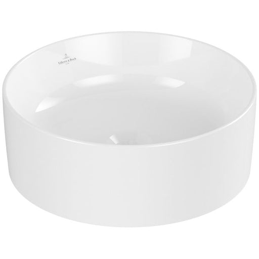 VILLEROY & BOCH - Aufsatzwaschtisch COLLARO 4A1840 400mmDurchmesser Rund Weiß Alpin C