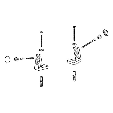 Grohe - Befestigungssatz 49516 für Stand-Bidet/-WC