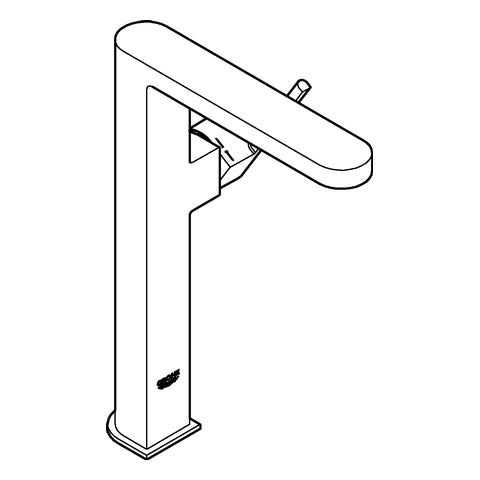 Grohe - EH-Waschtischbatterie PLUS 32618_3 XL-Size hard graphite gebürstet