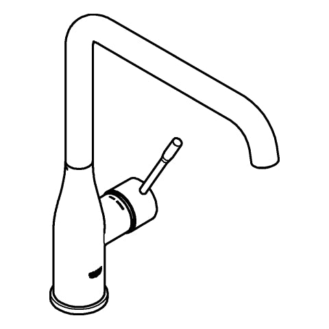 Grohe - EH-Spültischbatterie ESSENCE 30505 hoher Auslauf warm sunset gebürstet