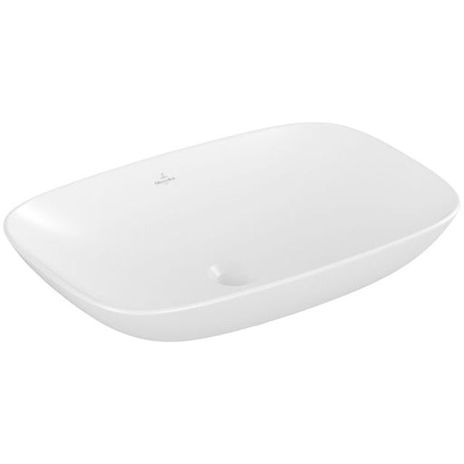 VILLEROY & BOCH - Aufsatzwaschbecken Loop&Friends 620x 420mm re-eckig m. ÜL. Stone White cplus
